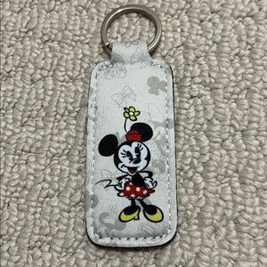 Disney Minnie Mouse Lip Chap Holder and Key Ring